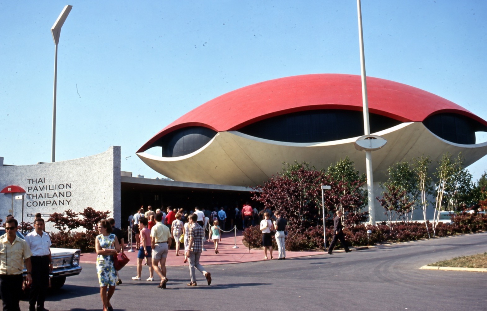 Travelers Insurance Pavilion — the red umbrella building