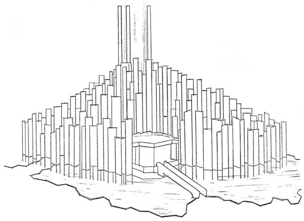 Tower of Light exhibit