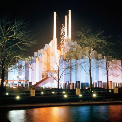 Tower of Light - Night SOURCE: Commercial Transparency by © Copyright Photo Lab, Inc.