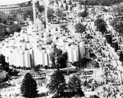 Aerial View of the Tower of Light NY World's Fair Publicity Photograph presented courtesy Craig Bavaro Collection