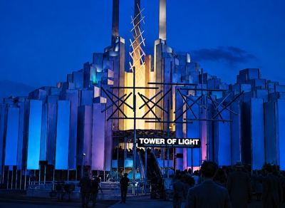 Tower of Light - Night View Online auction