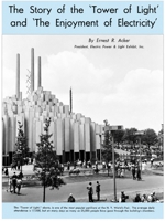 The Story of the 'Tower of Light' and 'The Enjoyment of Electricity' article