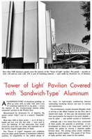 'Tower of Light' Pavilion Covered With 'Sandwich-Type' Aluminum article