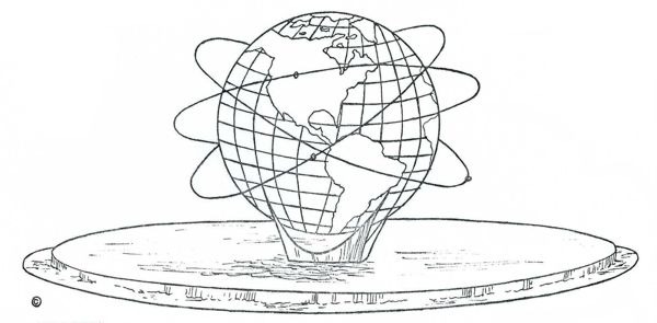 Unisphere line drawing
