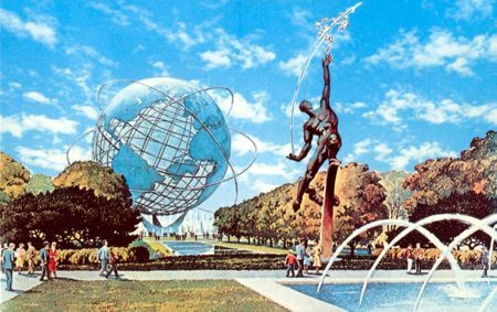 Plaza of the Astronauts postcard No. 72590-B