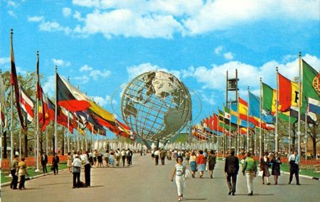 Unisphere from Prom. Court. of Nat's. postcard No. 87500-B