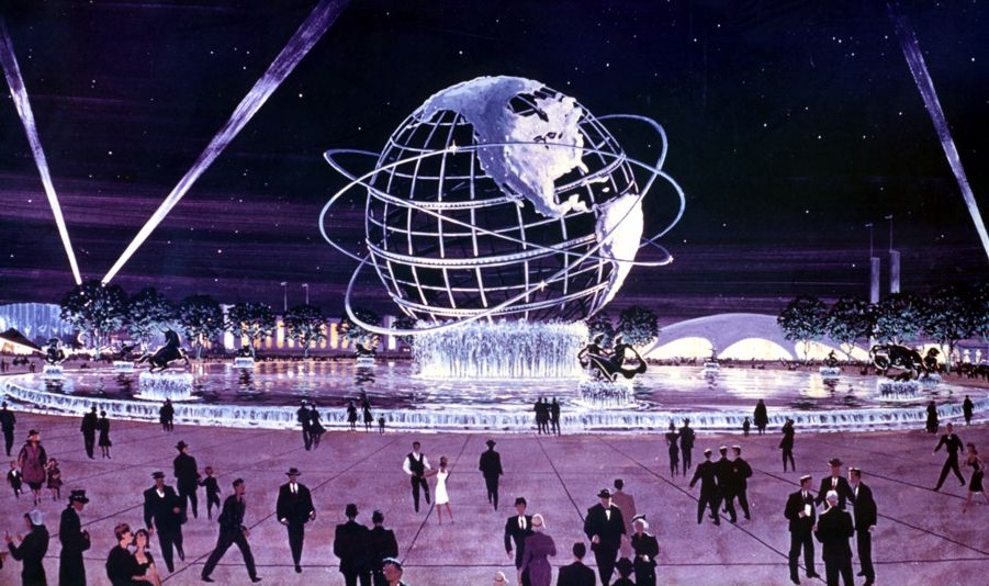 Artist’s rendering of the original concept for Unisphere