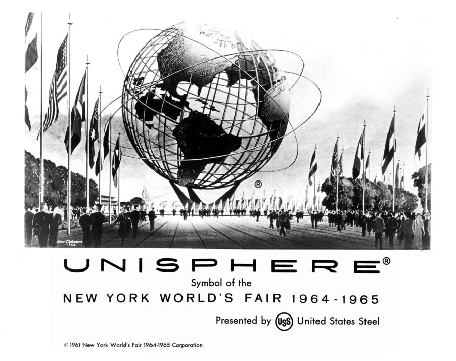 Artist John C. Wenrich rendering of the final design for Unisphere