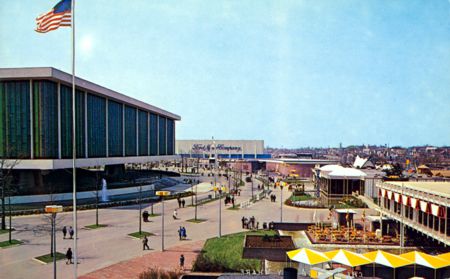 Kennedy Circle Looking Southwest unauthorized postcard No. WF409