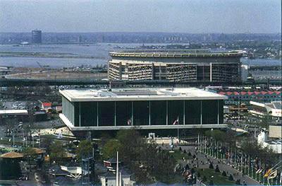 U.S. Pavilion as viewed from the top of the New York State Pavilion observation towers