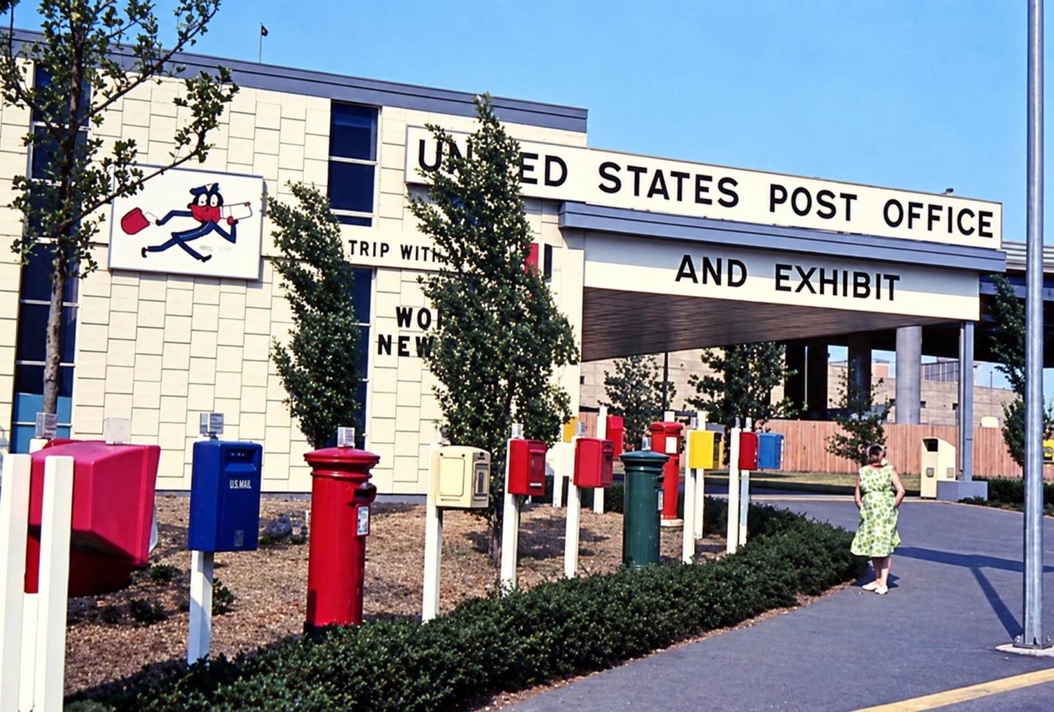 U.S. Post Office pavilion at the 1964/1965 New York World’s Fair
