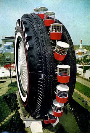 U.S. Rubber giant tire Ferris wheel