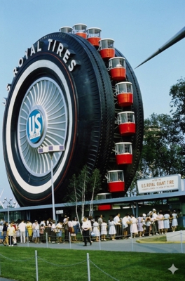 U.S. Rubber Giant Tire Ferris Wheel