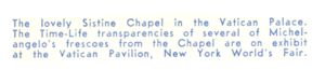 Reverse of Vatican postcard No. 85061-B