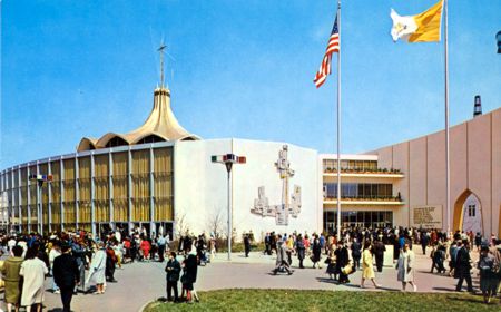 The Vatican Pavilion unauthorized postcard No. WF430