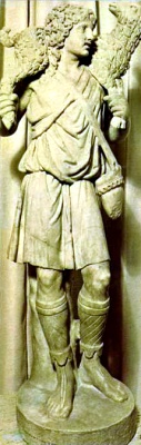 Statue of The Good Shepherd in the Chapel
