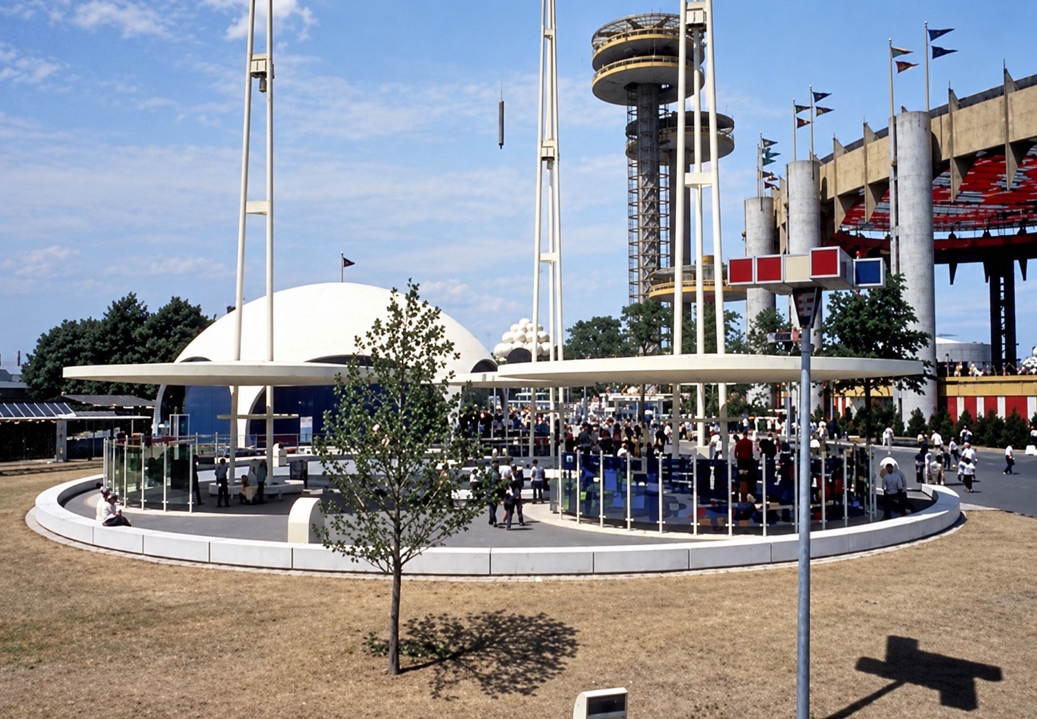 Westinghouse Time Capsule pavilion at the Fair