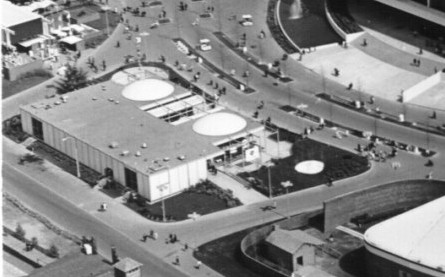Aerial view of the West Virginia Pavilion