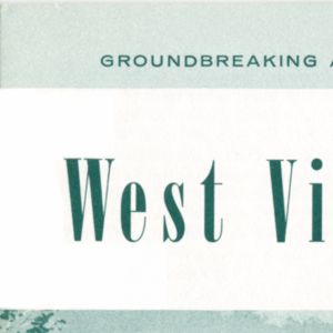West Virginia Groundbreaking pamphlet panel 31.1