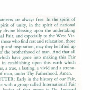 West Virginia Groundbreaking pamphlet panel 32.3