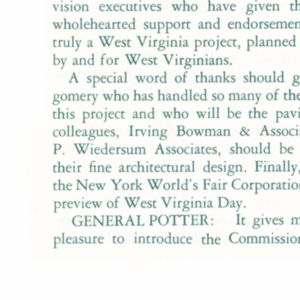 West Virginia Groundbreaking pamphlet panel 33.4