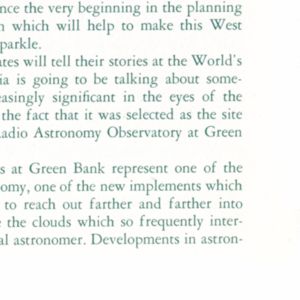 West Virginia Groundbreaking pamphlet panel 34.6