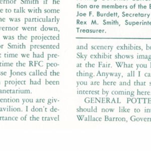 West Virginia Groundbreaking pamphlet panel 35.5