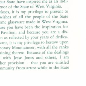 West Virginia Groundbreaking pamphlet panel 36.6