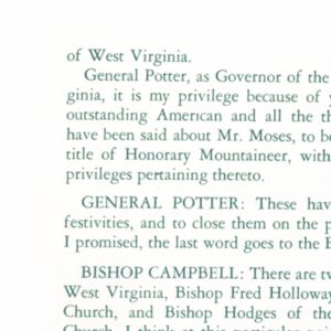 West Virginia Groundbreaking pamphlet panel 37.1
