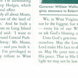 West Virginia Groundbreaking pamphlet panel 37.5