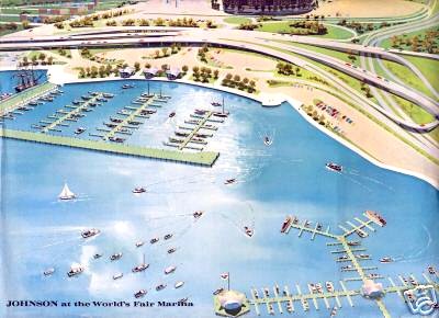 Artist's rendering of the World's Fair Marina