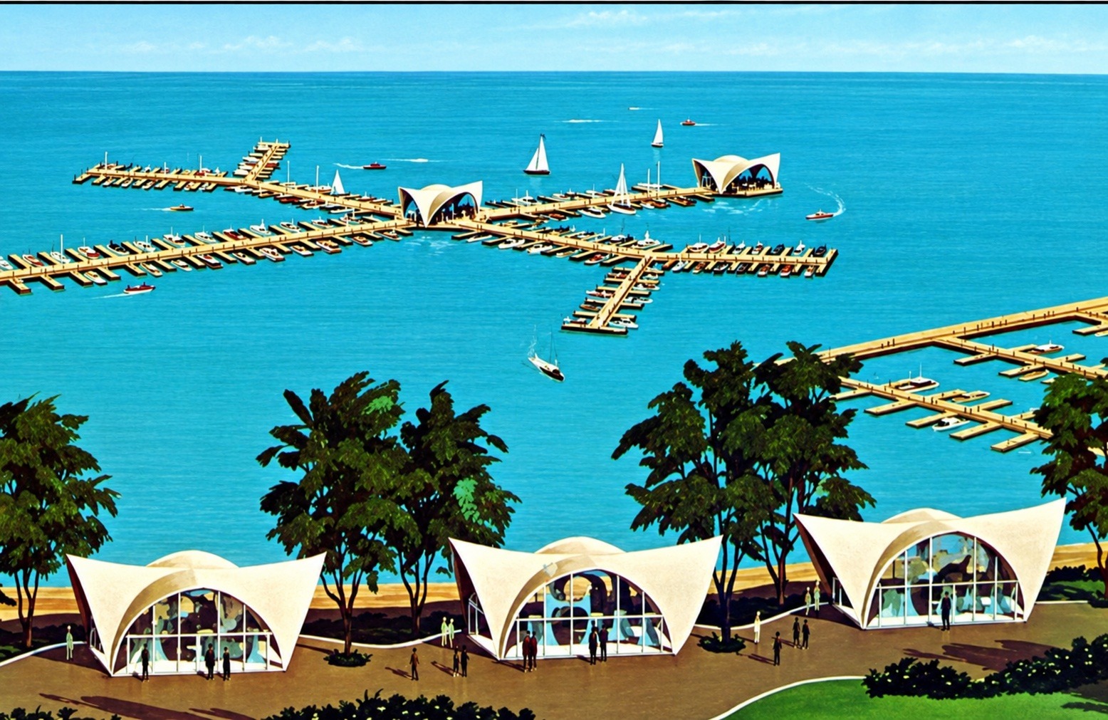 World's Fair Marina aerial rendering