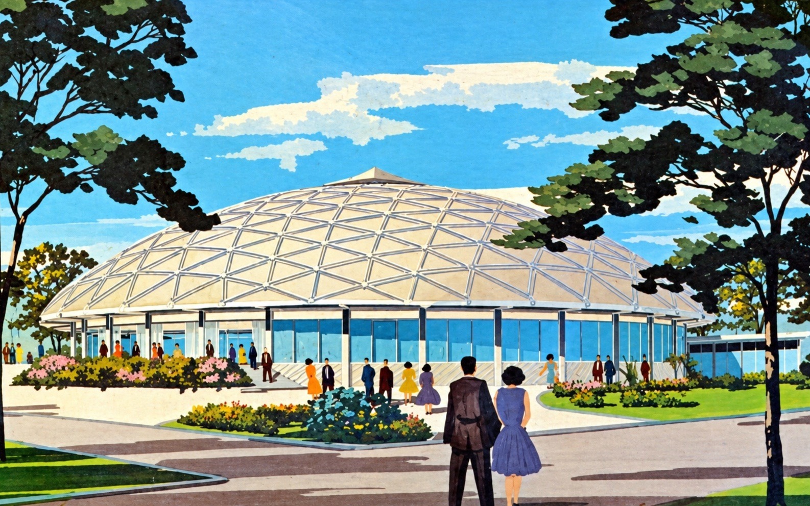 World's Fair Pavilion geodesic dome