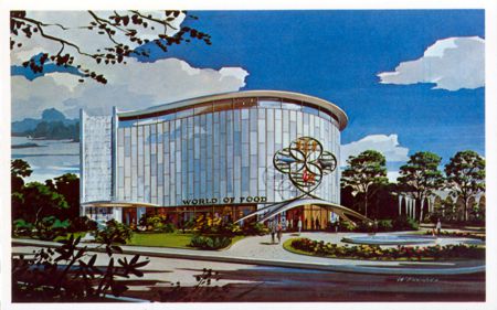 World of Food exhibitor postcard