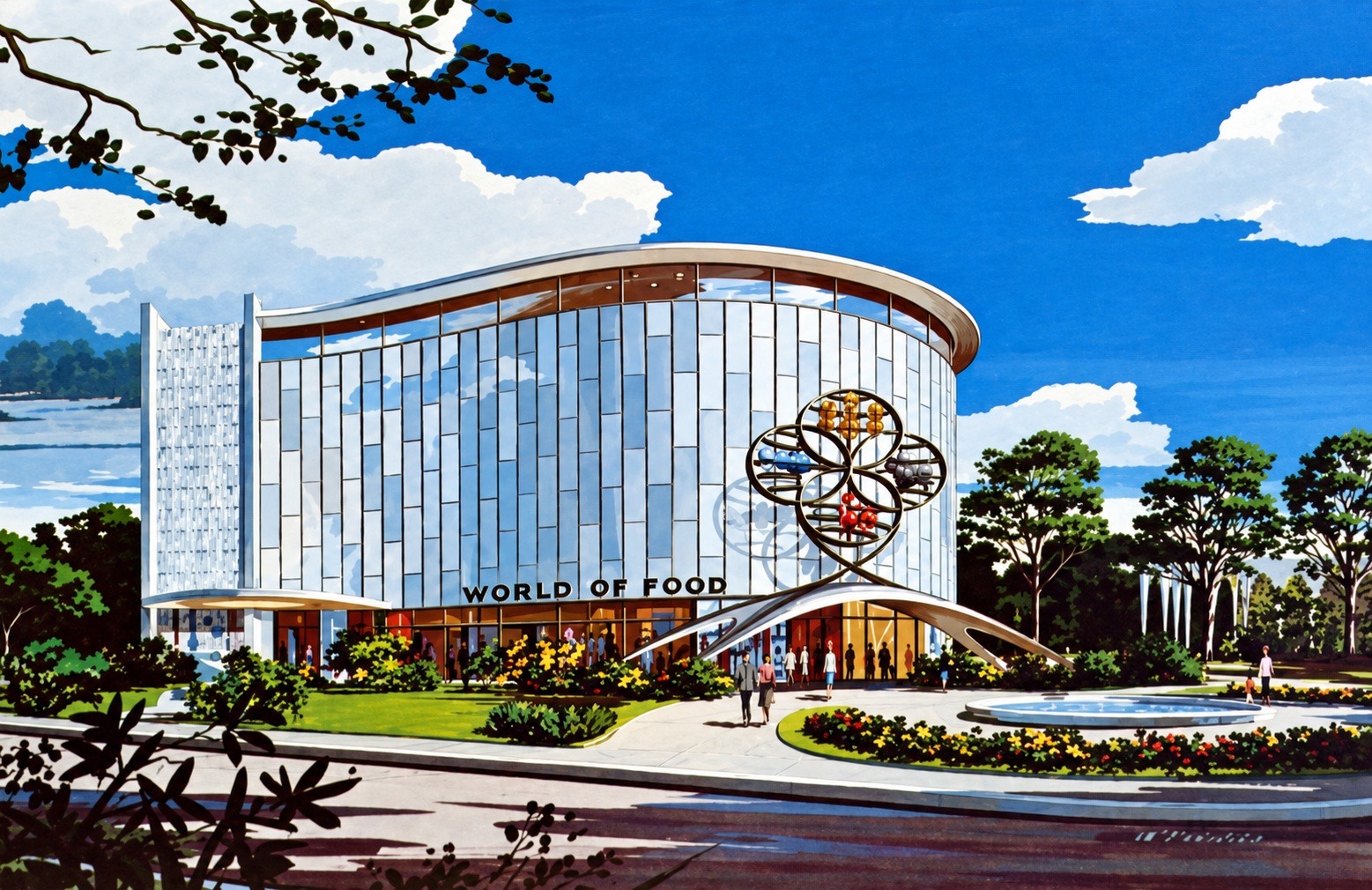 World of Food pavilion concept rendering